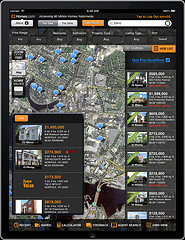 Screenshot of the Homes.com iPad App